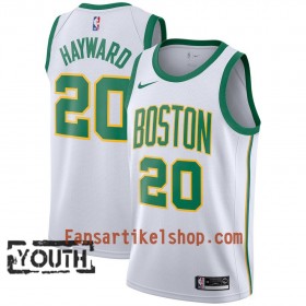 Boston Celtics Trikot Gordon Hayward 20 2018-19 Nike City Edition Weiß Swingman - Kinder